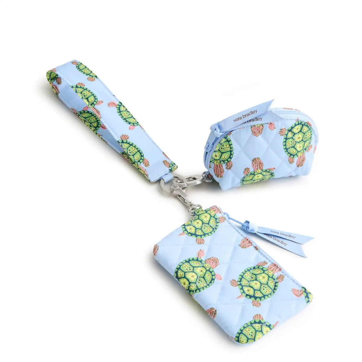 Dual Pouch Wide Wristlet